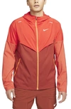 Nike Windrunner Men's Running Jacket In Habanero Red/ Rugged Orange