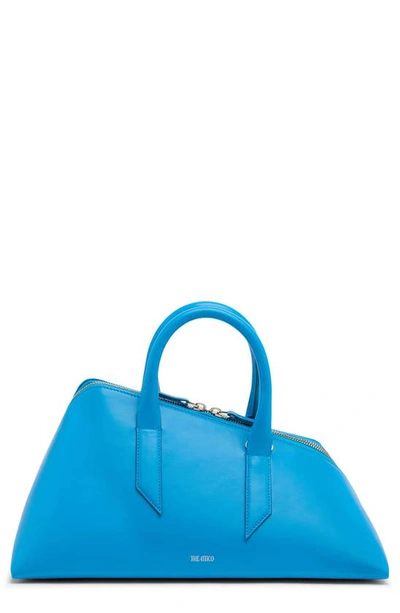 Attico 24h Calfskin Leather Handbag In Turquoise