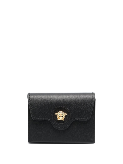 Versace Women's  Black Leather Wallet