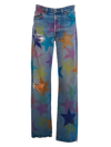 Collina Strada X Levi's® Star Capsule Rhinestone 501® Straight Leg Jeans In Star
