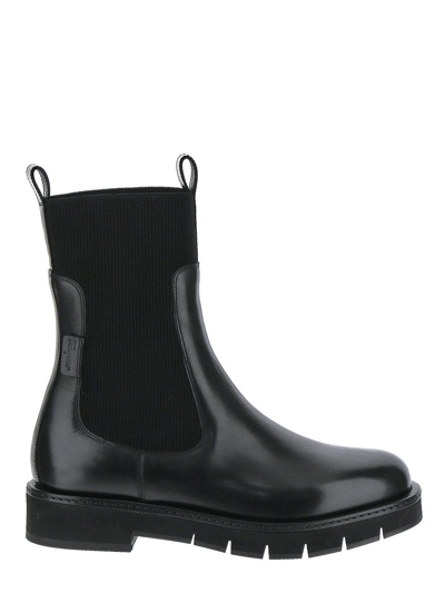 Salvatore Ferragamo Chelsea Boots In Black