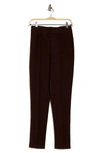 By Design Sharon Seamed Front Ponte Knit Pants In Black Coffee