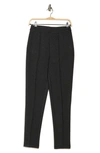 By Design Sharon Seamed Front Ponte Knit Pants In Charcoal Heather