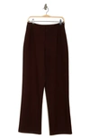 By Design Farah High Waist Wide Leg Pants In Black Coffee