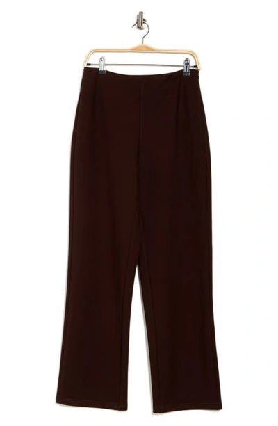 By Design Farah High Waist Wide Leg Pants In Black Coffee