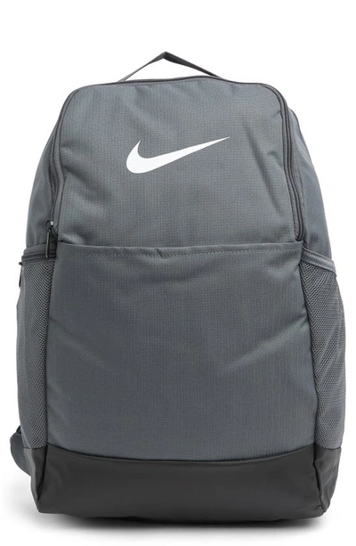 Nike Activewear Backpack In Flint Grey/ Black/ White