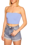 Susana Monaco Core Crop Tube Top In Sky