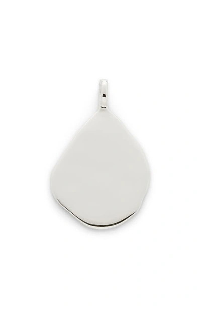 Monica Vinader Siren Recycled Sterling-silver Pendant Charm In Sterling Silver