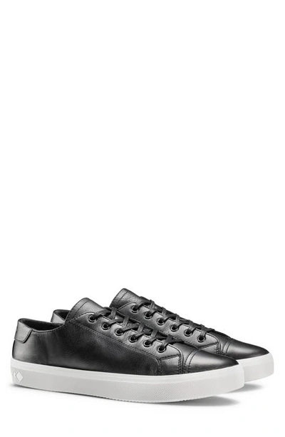 Koio Men's Torino Leather Low-top Sneakers In Onyx