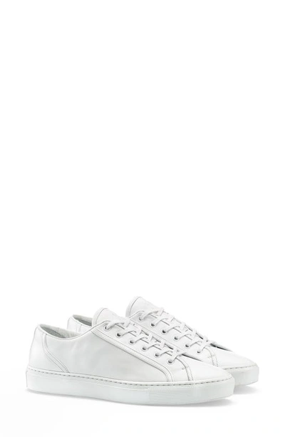 Koio Torino Leather Low-top Sneakers In Triple White