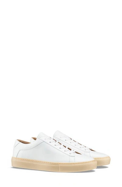 Koio Capri Trainer In White Light Gum