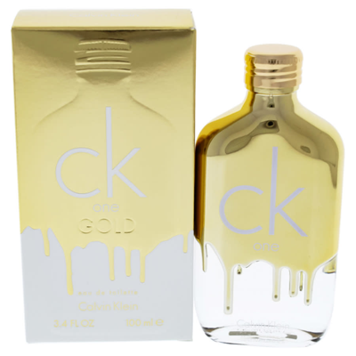 Calvin Klein Ck One Gold /  Edt Spray 3.4 oz (100 Ml) (w) In Gold Tone