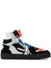 OFF-WHITE OFF COURT HIGH-TOP SNEAKERS