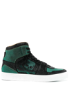 PHILIPP PLEIN STRASS HIGH-TOP SNEAKERS