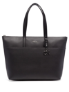 CALVIN KLEIN LARGE FAUX-LEATHER TOTE BAG