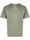 AAPE BY A BATHING APE CHEST LOGO-PATCH DETAIL T-SHIRT