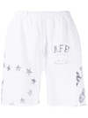 AFB GRAPHIC-PRINT TRACK SHORTS