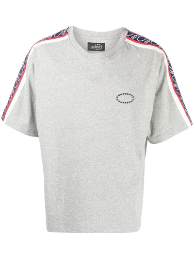 Afb Logo-tape Cotton T-shirt In Grau