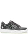 A BATHING APE STAR-PATCH DETAIL SNEAKERS