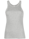 Totême Espera Rib Stretch Organic Cotton Tank In Grau