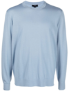Theory Regal Wool Crewneck Sweater In Trooper