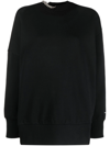 Stella Mccartney Chain-link Cotton Sweatshirt In Schwarz