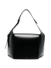 Attico Logo-detail Shoulder Bag In Black