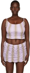 Ester Manas Purple Polyester Camisole In Gradi Lilac