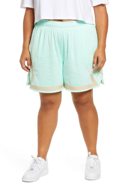 Jordan Women's  (her)itage Diamond Shorts (plus Size) In Green