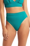 Sea Level Messina High Waist Banded Bikini Bottoms In Vermont