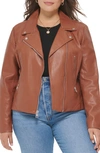 LEVI'S LEVI'S FAUX LEATHER MOTO JACKET