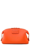Dagne Dover Large Hunter Water Resistant Toiletry Bag In Goji