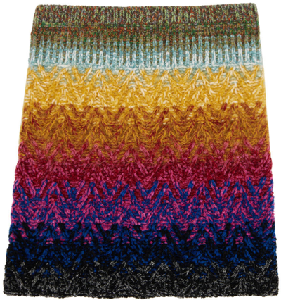 Marni Multicolor Wool Neck Warmer In Crx99 Multicolor