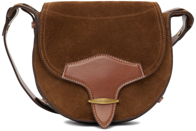 Isabel Marant Botsy Shoulder Bag In Leather Color Suede In 50co Cognac