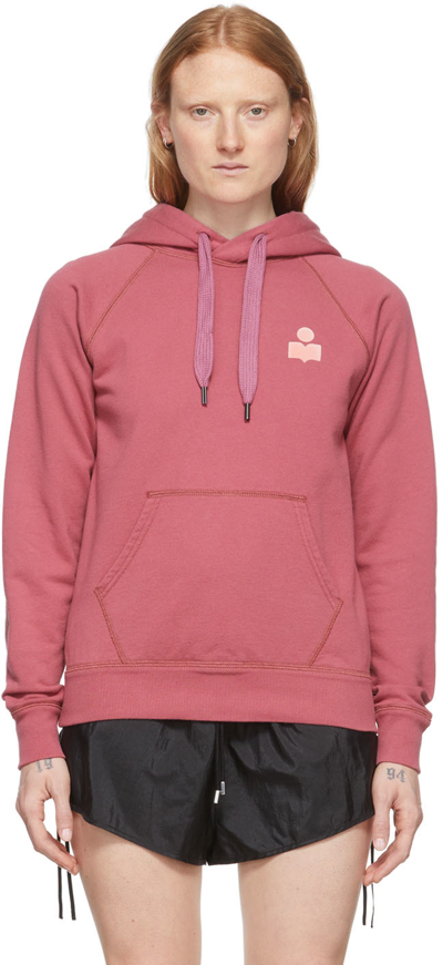 Isabel Marant Étoile Pink Malibu Hoodie In 40rw Rosewood