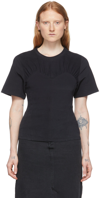 Isabel Marant Gathered-detail Crew-neck T-shirt In Black