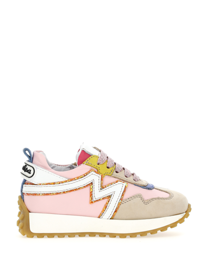 Monnalisa Nappa Bumper Running Shoes In Multicolor