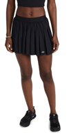 Alo Yoga Varsity Cotton Tennis Miniskirt In True Navy