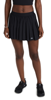 ALO YOGA VARSITY TENNIS SKIRT BLACK