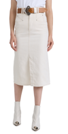 Isabel Marant Dipoma Denim Midi Skirt In Ivory