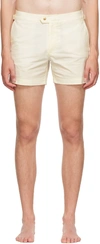Tom Ford Slim-fit Short-length Swim Shorts In Neutrals