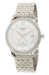 Tissot Tradition Automatic Small Second Bracelet Watch, 40mm In Silver