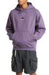 Nike Acg Therma-fit Fleece Pullover Hoodie In Canyon Purple,amethyst Wave,summit White