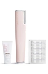 Dermaflash Luxe+ Advanced Sonic Dermaplaning & Peach Fuzz Removal Set In Blush