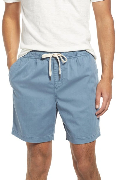Rails Cruz Stretch Cotton Shorts In Copen Blue