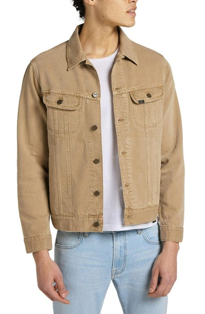 Lee Rider Denim Jacket In Clay