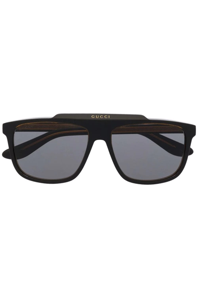 Gucci Branded Sunglasses In Black