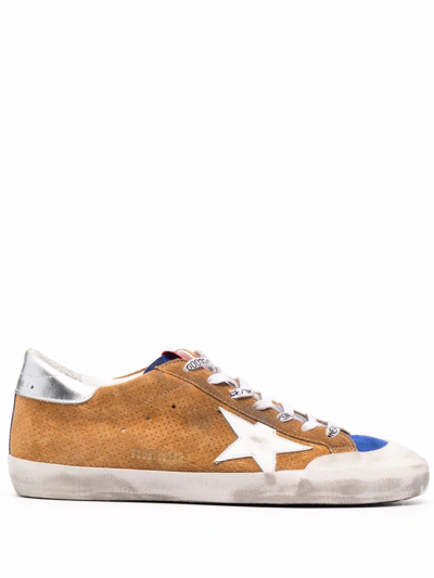 Golden Goose Men's  Brown Leather Trainers