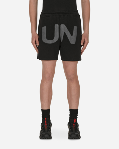 Slam Jam Boxy Shorts In Black