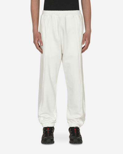 Slam Jam Panel Basic Sweatpants White In Beige